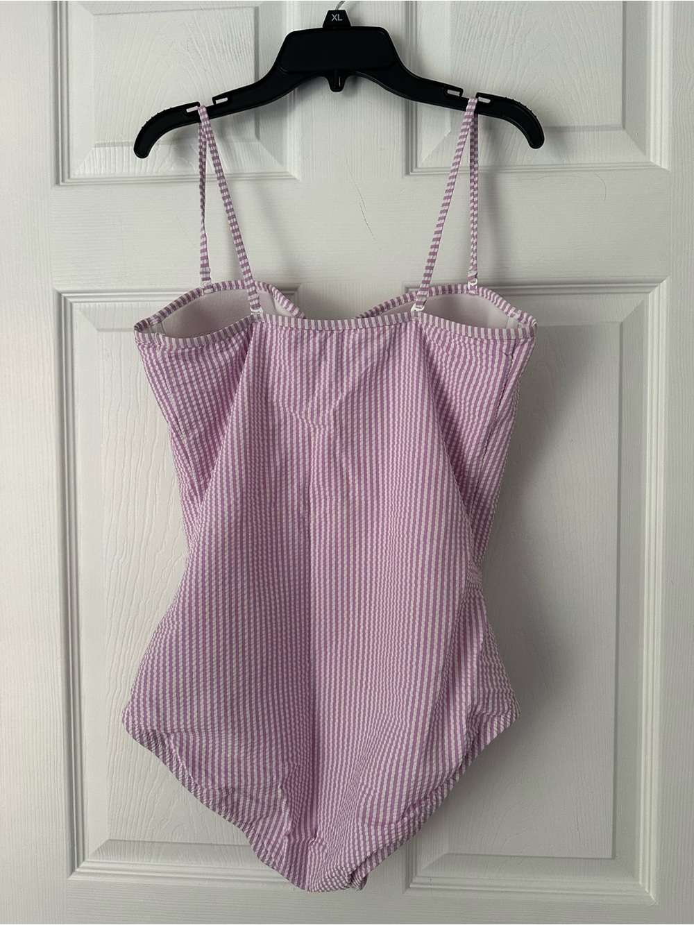 J.Crew Seersucker underwire one-piece swimsuit Size 10 - Picture 4 of 7